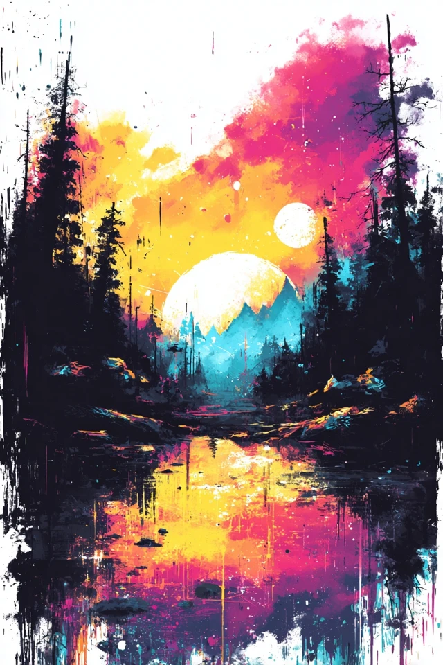 Vibrant Splashes of Digital Art - Image 2