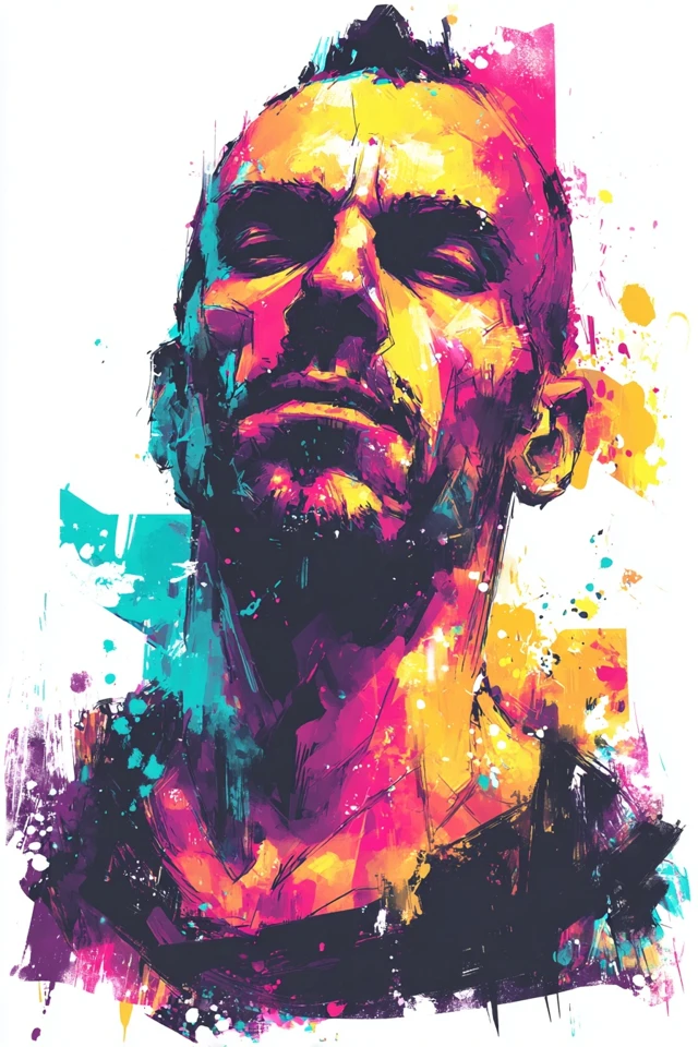 Vibrant Splashes of Digital Art - Image 1