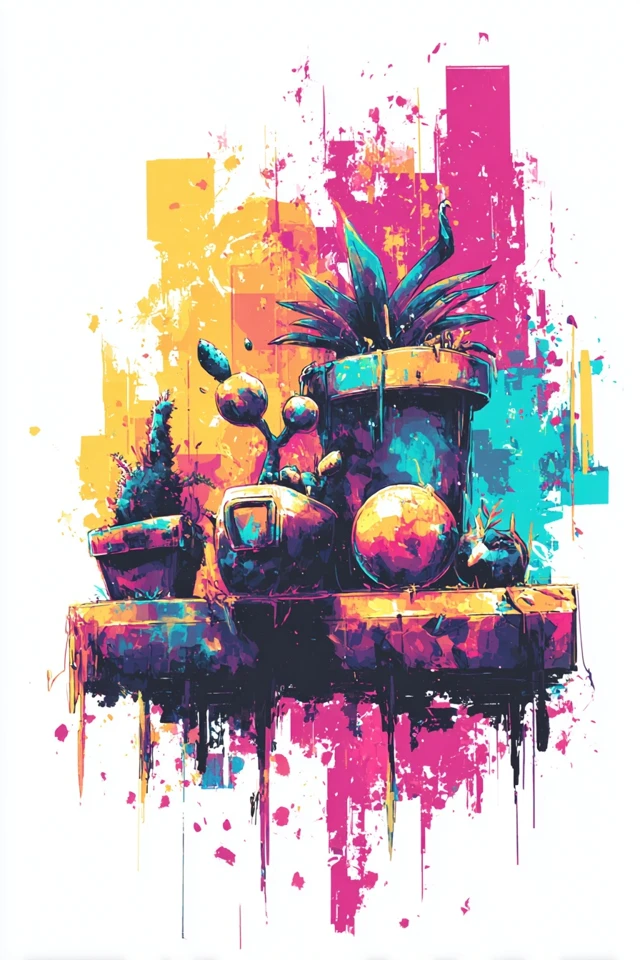 Vibrant Splashes of Digital Art - Image 3