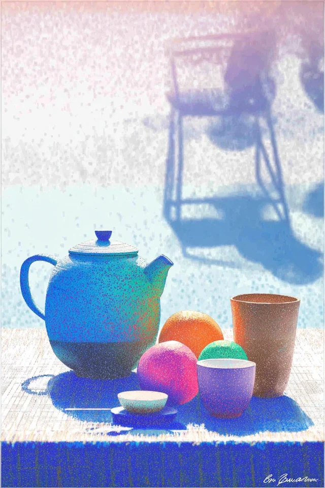 Dreamy Pastel Art Collage - Image 3