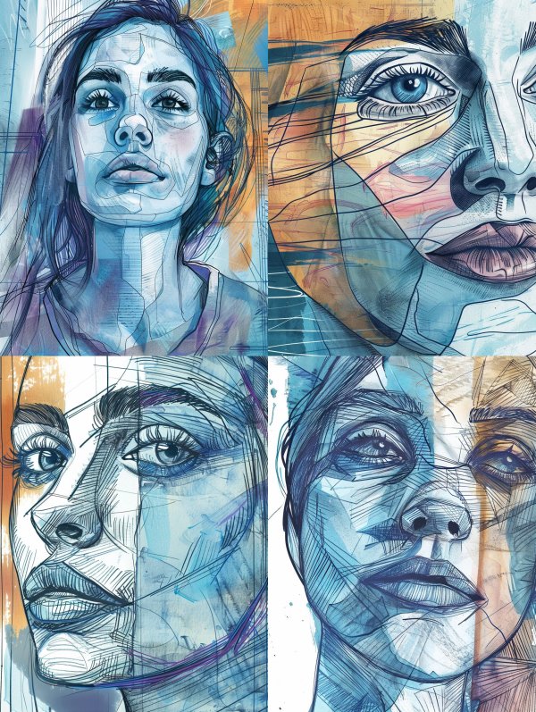 Fragments of a Blue Gaze