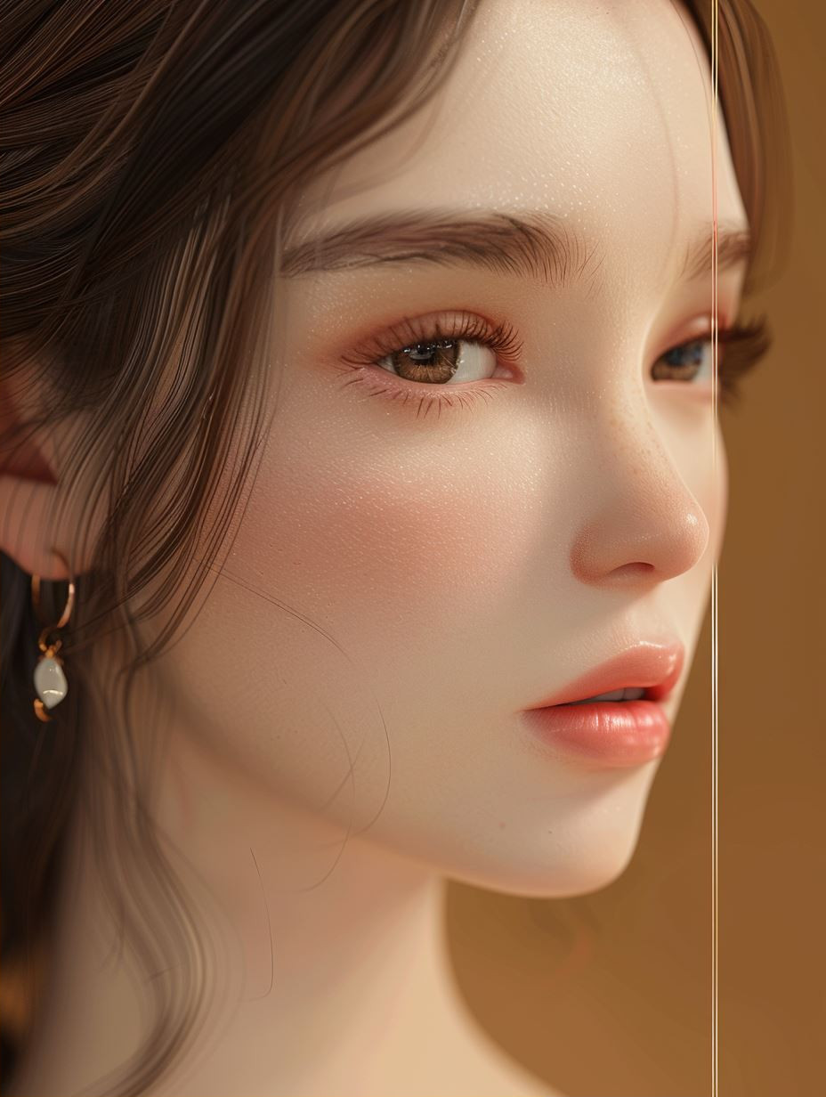 Ethereal Glow: A Study in Radiant Beauty - Image 2