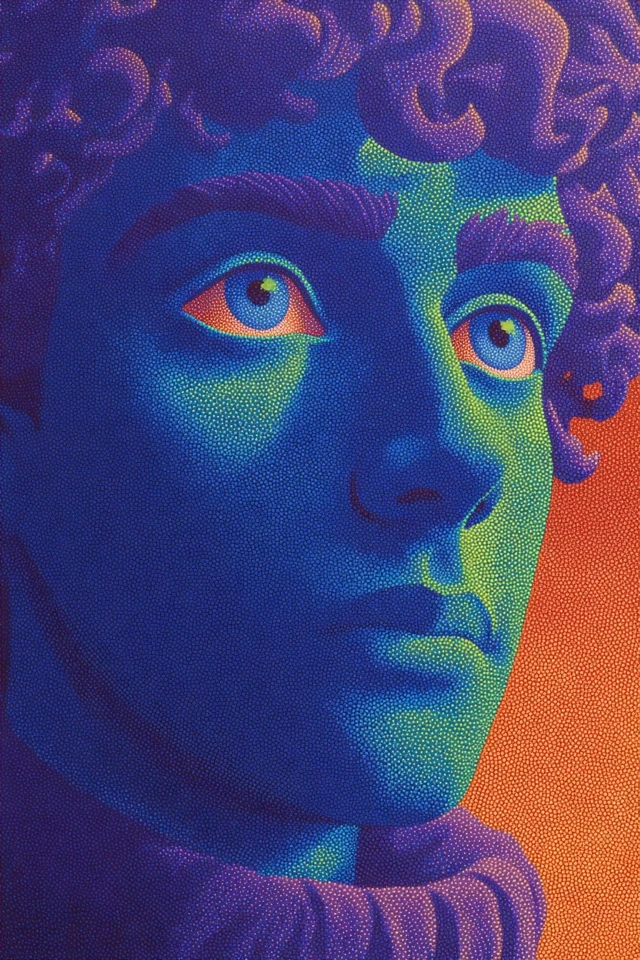 Neon Classical Halftone - Image 1