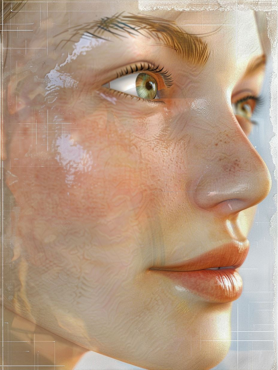 Ethereal Faces Behind Glass - Image 2