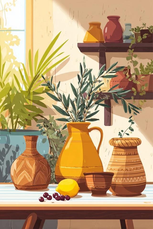 A Collage of Warmth and Nature - Image 3