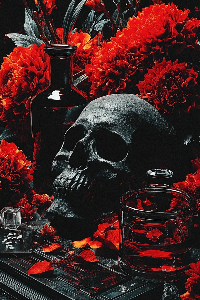 Crimson Shadows and Surreal Dreams - Image 3
