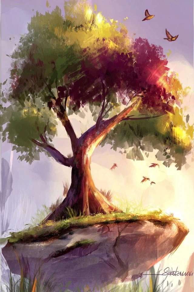 Radiant Brushstroke Beauty - Image 5