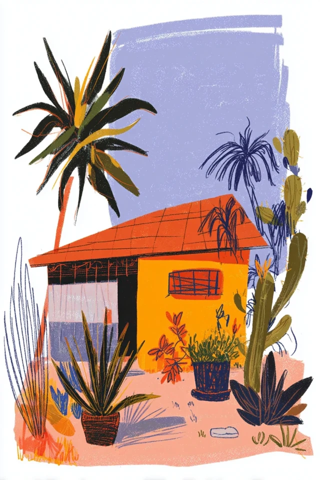 Vibrant Modernist Portrait - Image 6