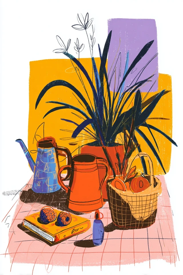 Vibrant Modernist Portrait - Image 3
