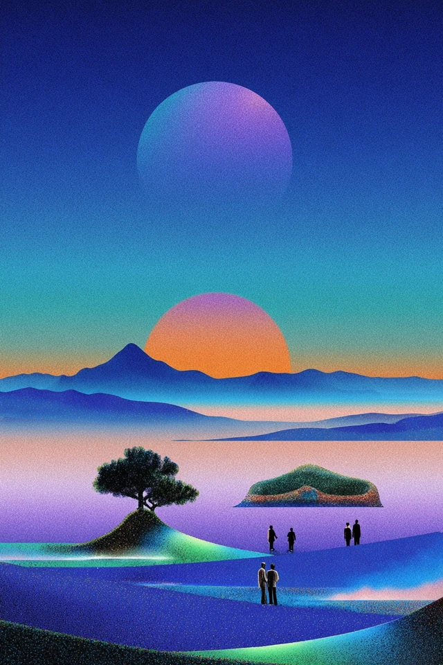 Neon Zen Silhouette - Image 2