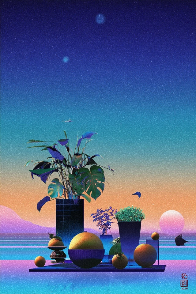 Neon Zen Silhouette - Image 3