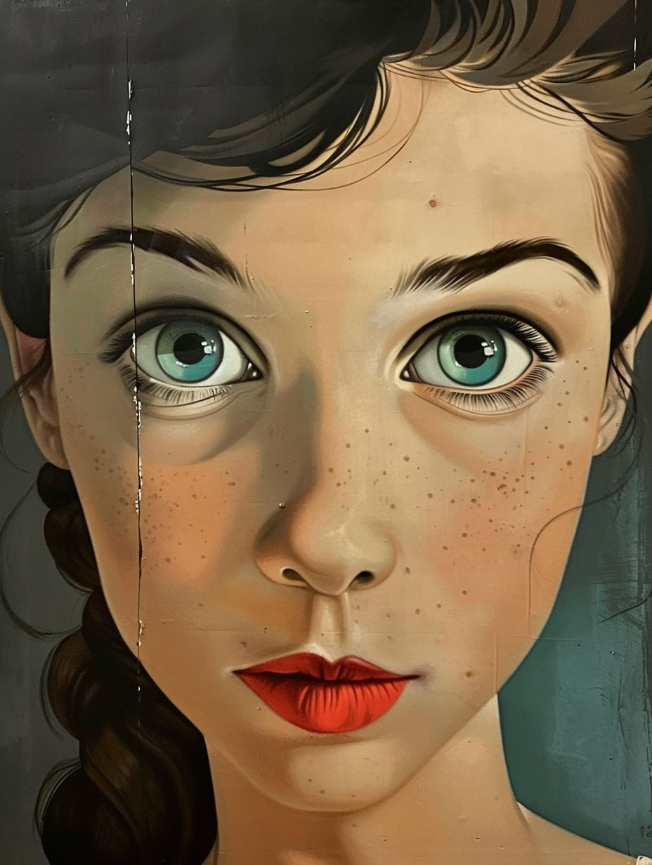 Vintage Gaze: A Study in Retro Portraits - Image 4