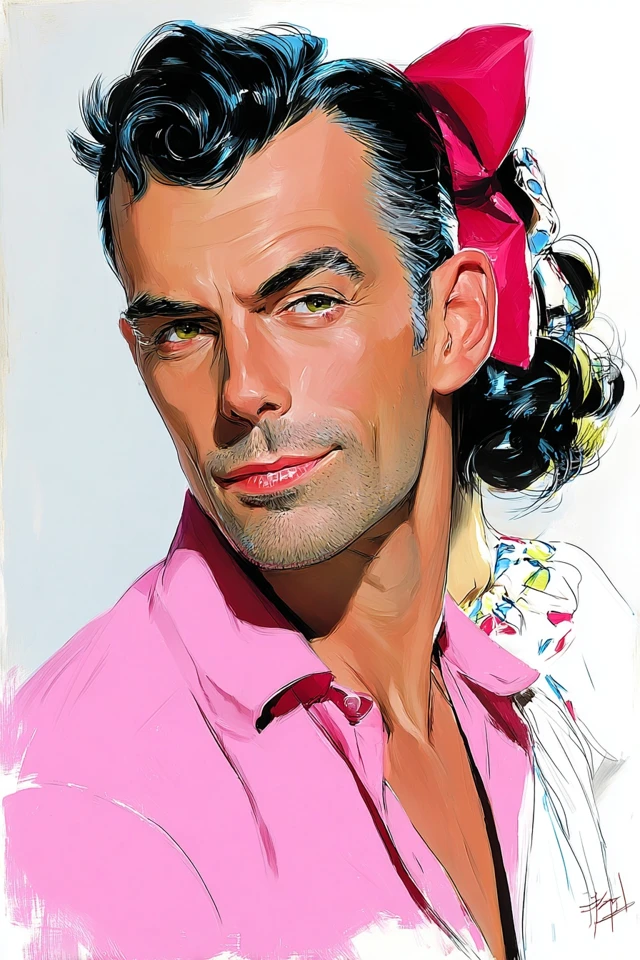 Vibrant Masculine Elegance - Image 1
