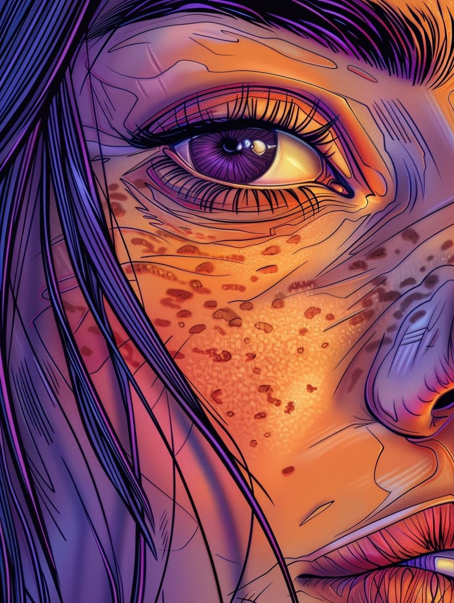Neon Visions: A Study of Digital Faces - Image 3