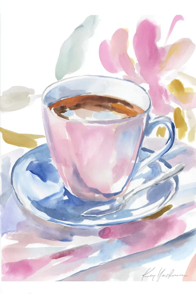 Watercolor Dreams: A Four-Piece Art Collection - Image 4