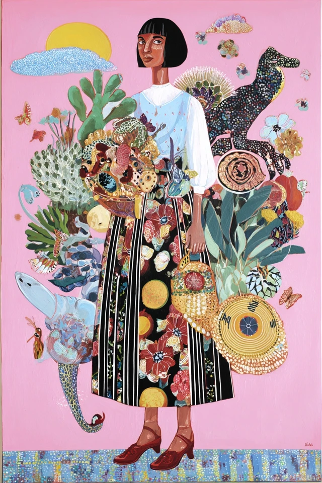 Botanical Dream Collage - Image 1