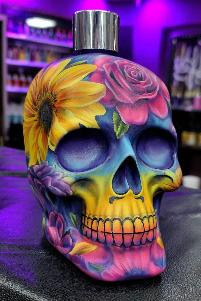 Vibrant Neon Artistry Across Different Mediums - Image 3