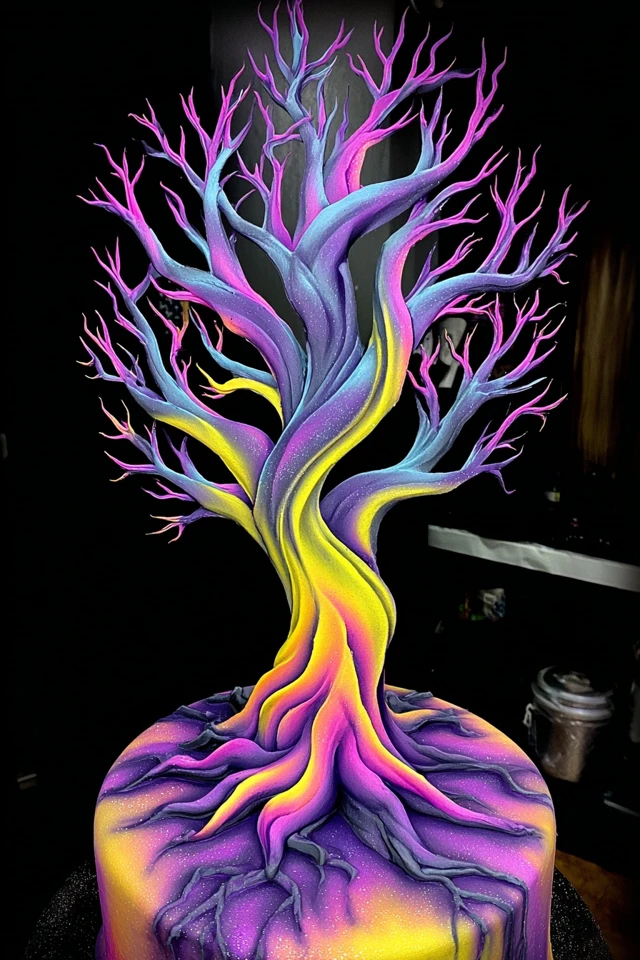 Vibrant Neon Artistry Across Different Mediums - Image 5
