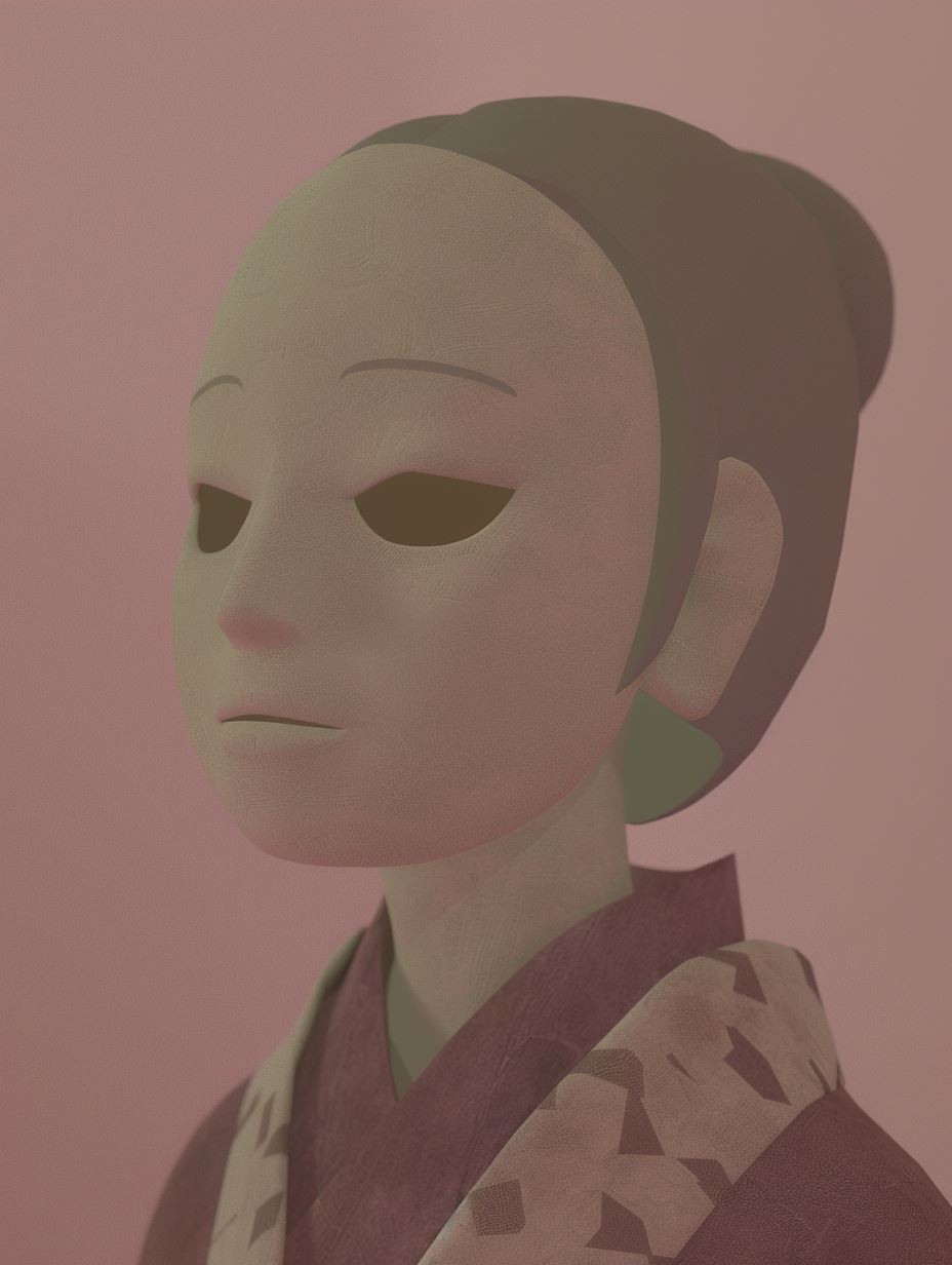 Ethereal Rose Quartz Portrait - Image 3