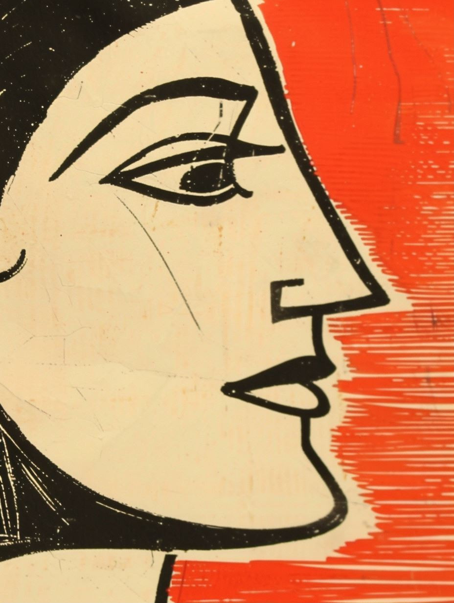Modernist Portraits in Bold Contrast - Image 1
