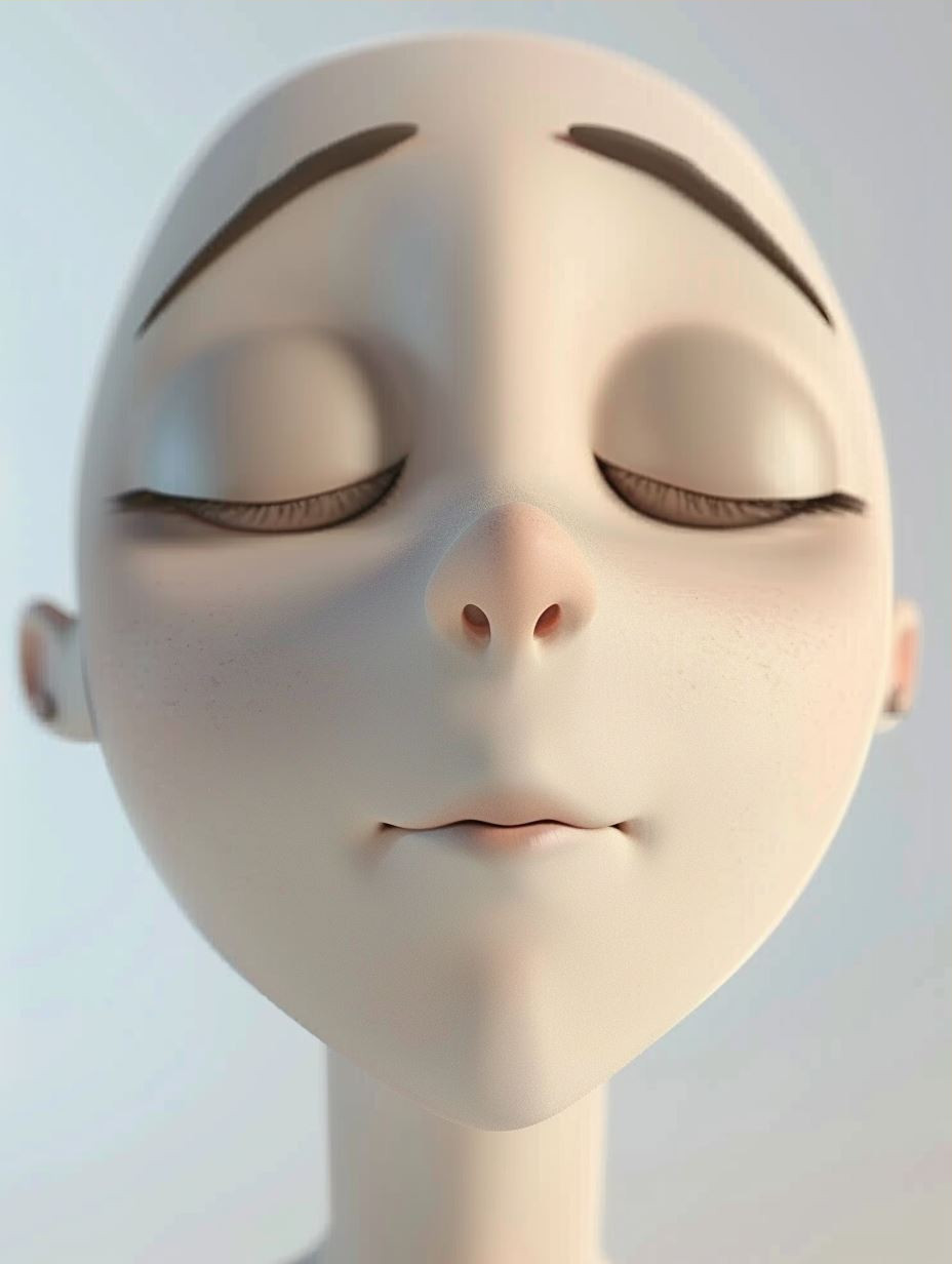 Dreamy Porcelain Muse - Image 3