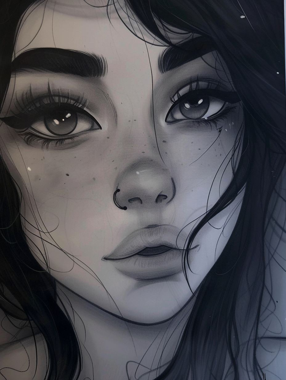Monochrome Soul Gaze