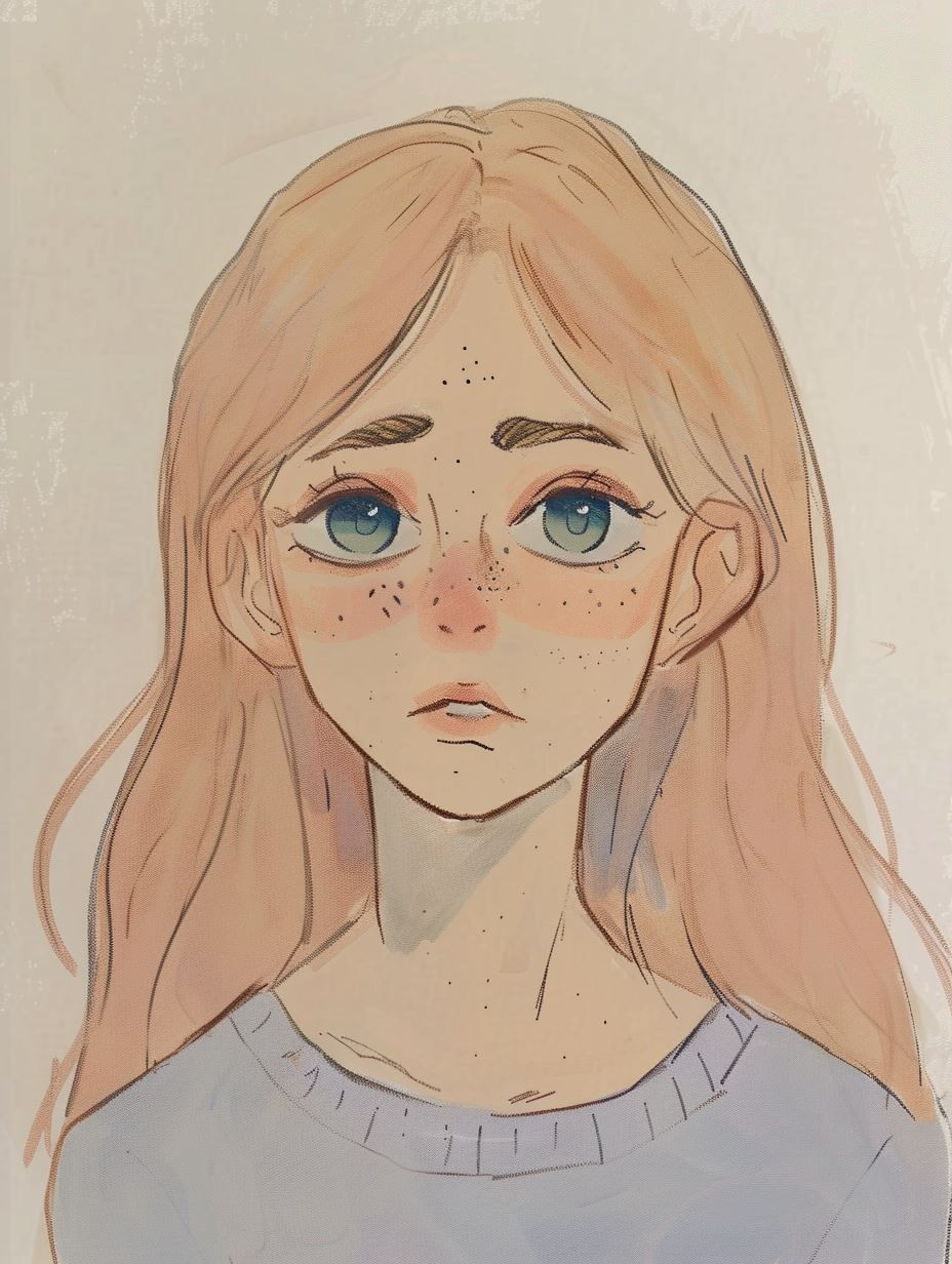 Ethereal Pastel Child Portrait - Image 3