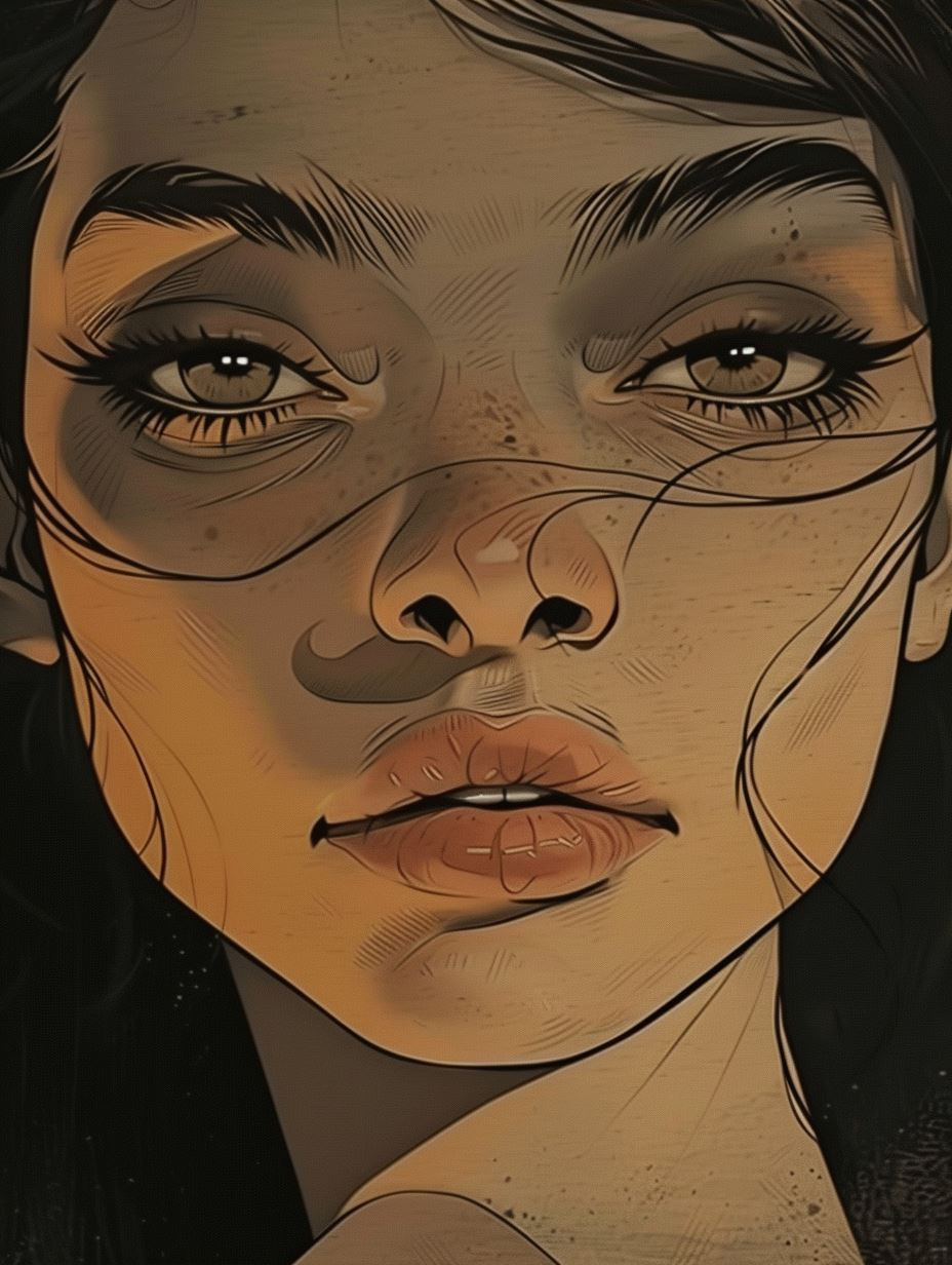 Gaze of the Ethereal Muse - Image 3