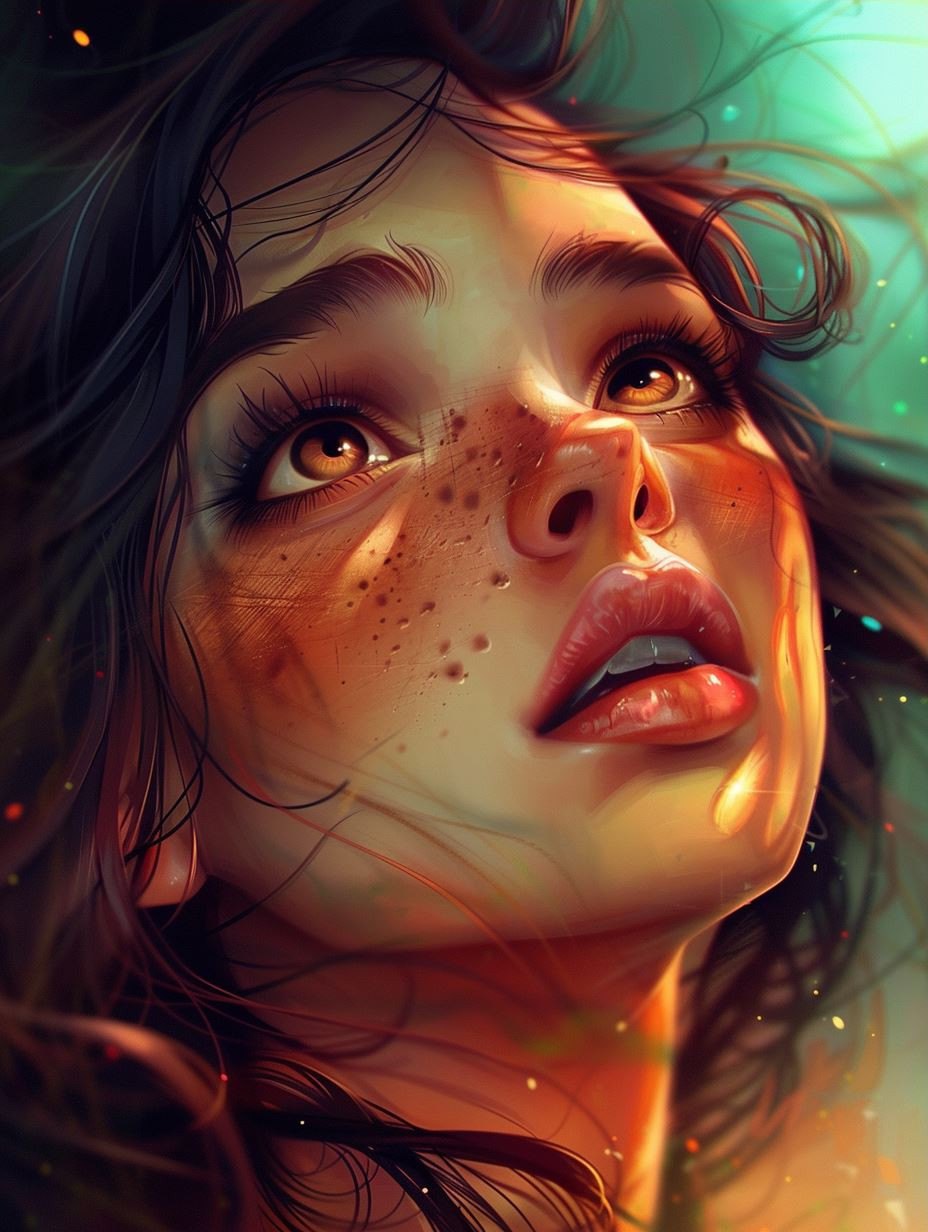 Ethereal Glow Digital Portraiture - Image 3