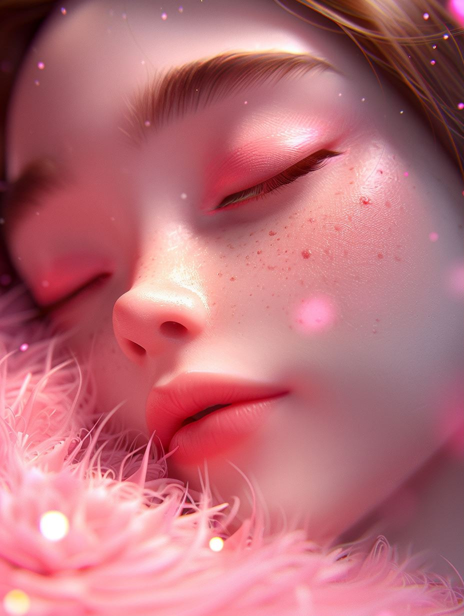 Dreamy Pink Digital Portraits - Image 1