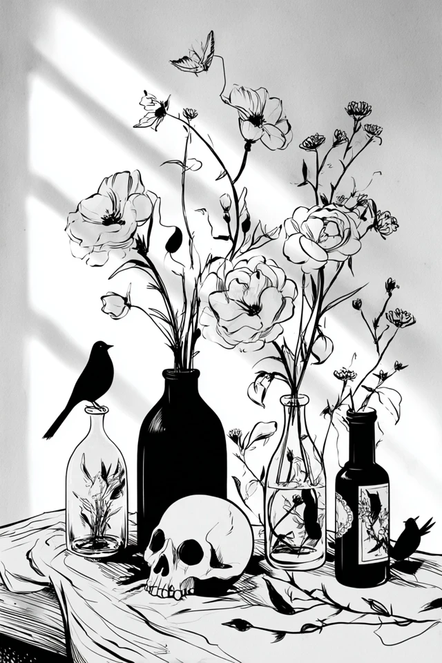 Ink Noir Elegance - Image 3