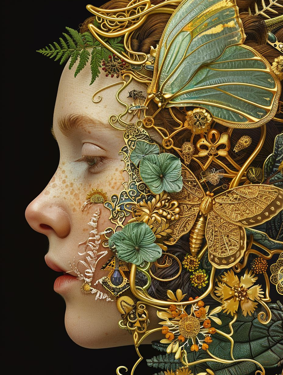 Ethereal Nature Fusion Portraits - Image 3