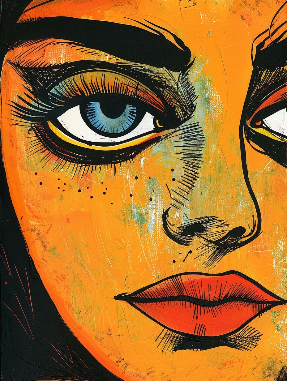 Vibrant Pop Art Portrait - Image 3