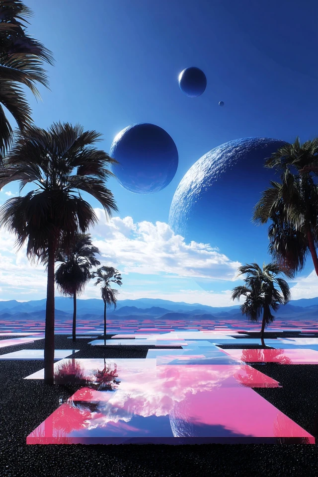 Neon Dreamscape Vision - Image 2
