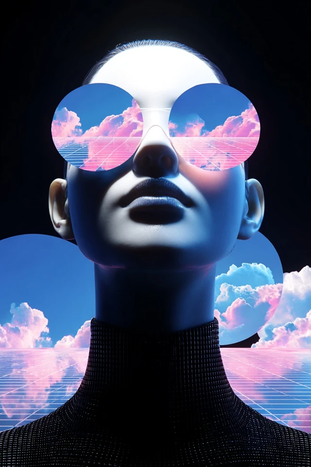 Neon Dreamscape Vision - Image 1