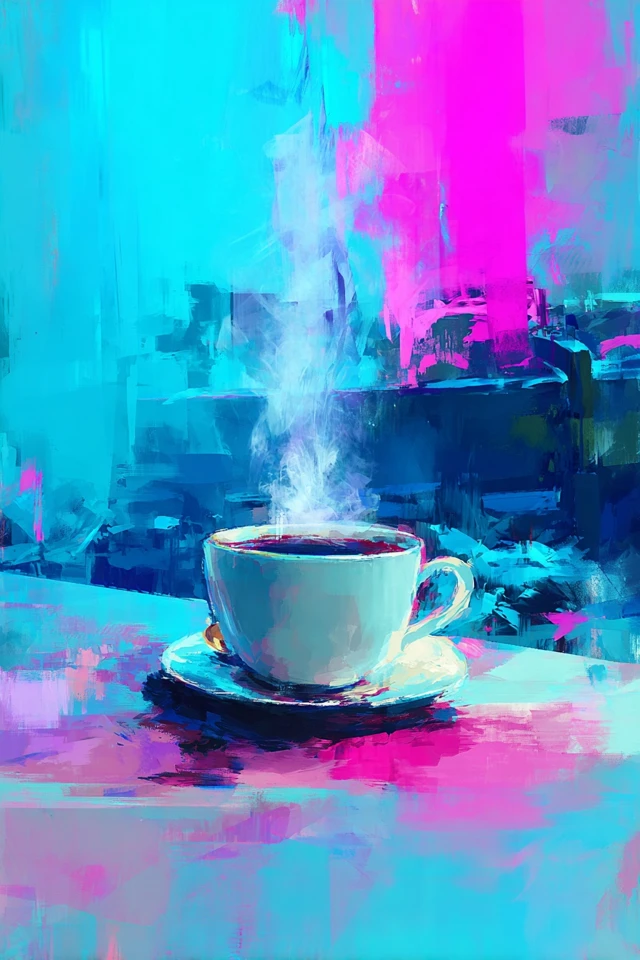 Neon Dreams in Cyan and Magenta - Image 4