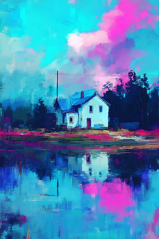 Neon Dreams in Cyan and Magenta - Image 6