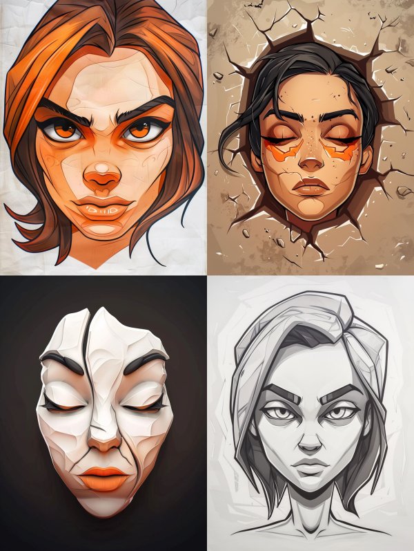 Stylized Digital Portrait Study