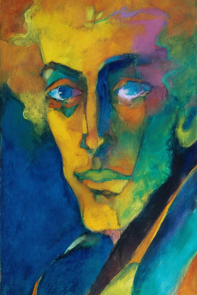 Vibrant Visions: A Four-Panel Artistic Journey - Image 1