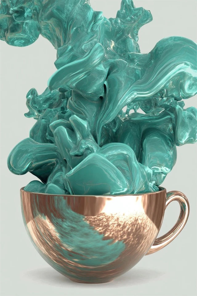 Metallic Teal Dream - Image 4