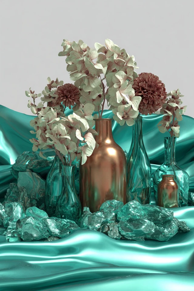 Metallic Teal Dream - Image 3