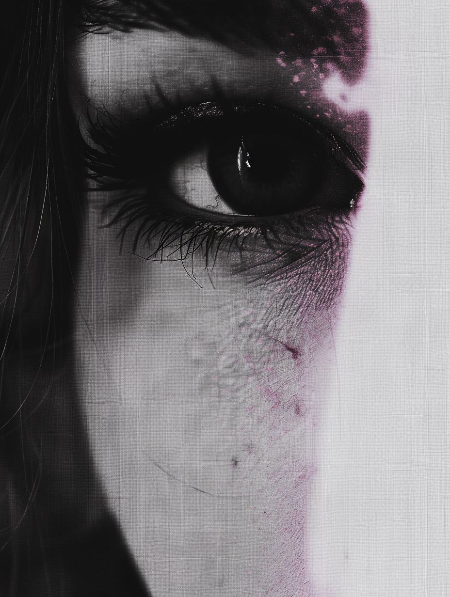 Melancholic Purple Noir Portraits - Image 4