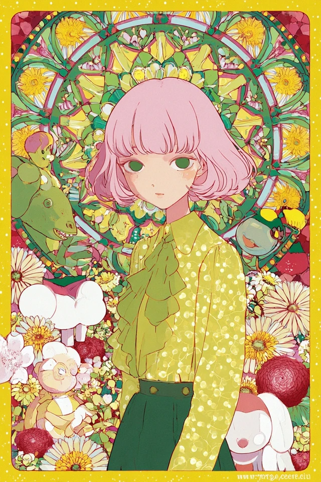Floral Dreamscape Anime - Image 1