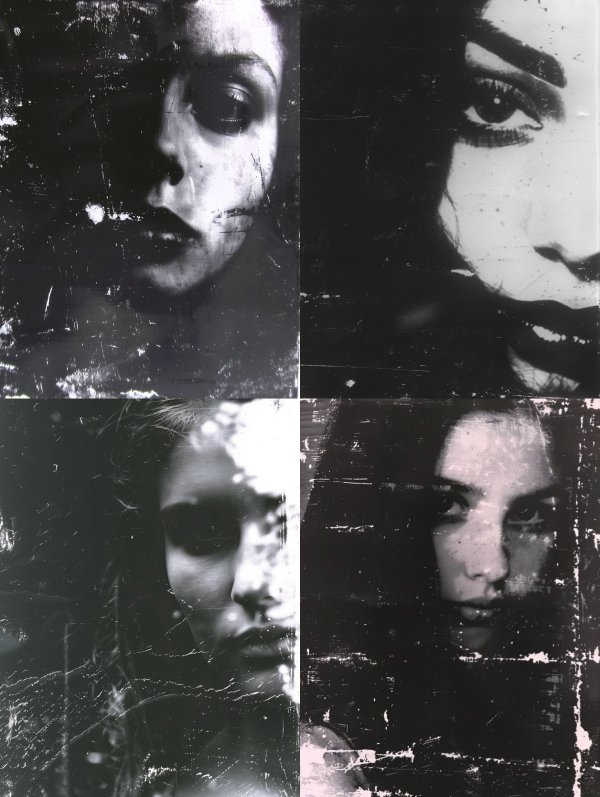 Haunting Shadows of Noir Portraits