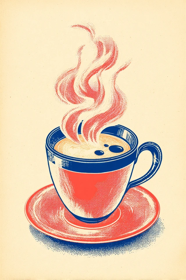 Vintage Halftone Portrait - Image 4