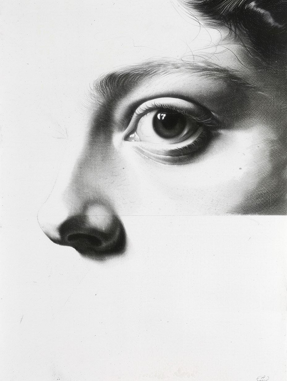 Classical Portraiture and Charcoal Studies - Image 4