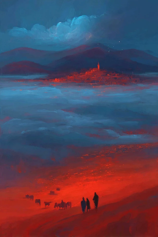 Crimson Dream Portrait - Image 2