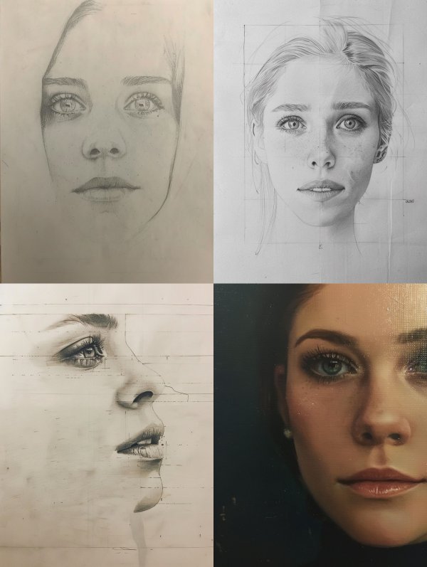 Pencil Portrait Study