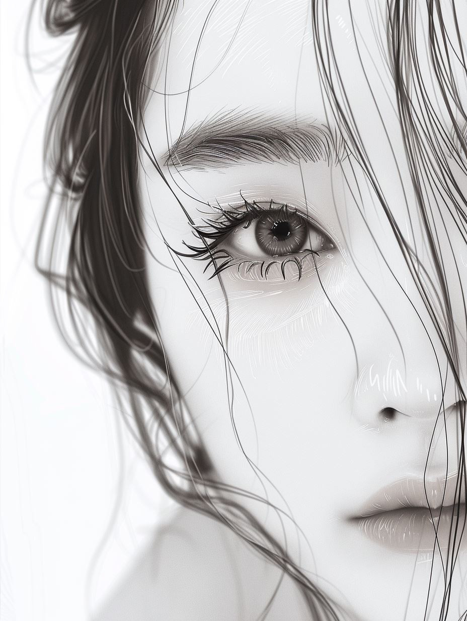 Ethereal Pencil Portrait Sketches - Image 3