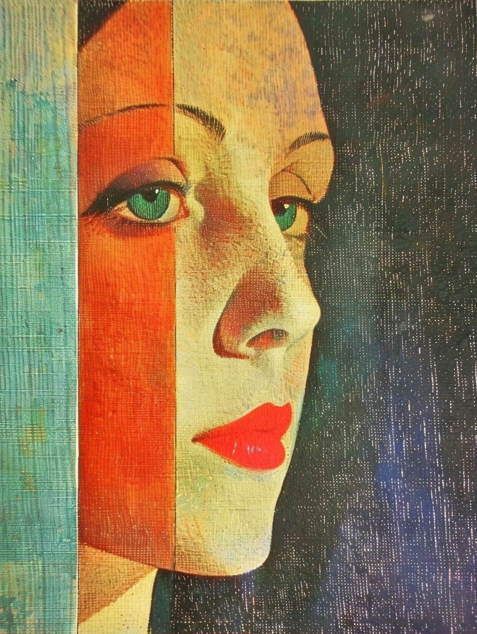 Ancient Stone Serenity Portrait - Image 2